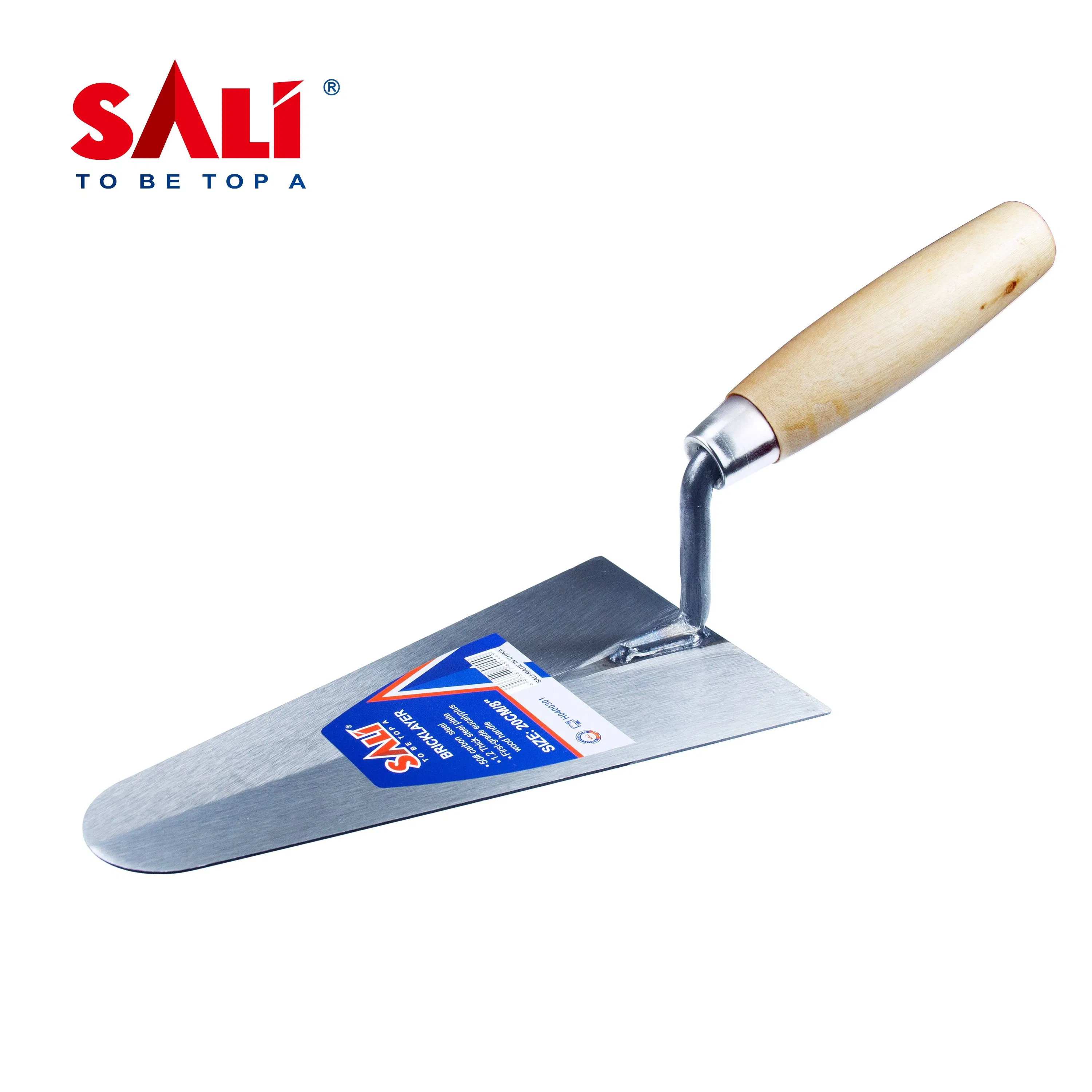 Sali 22cm Carbon Steel Wood Handle Bricklaying Trowel