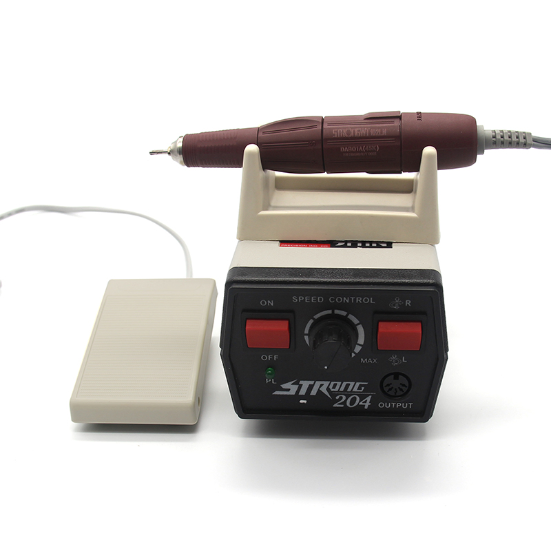 Drilling Machines 45000rpm Micromotor Strong 204+102ln Dental Micromotor with Handpiece