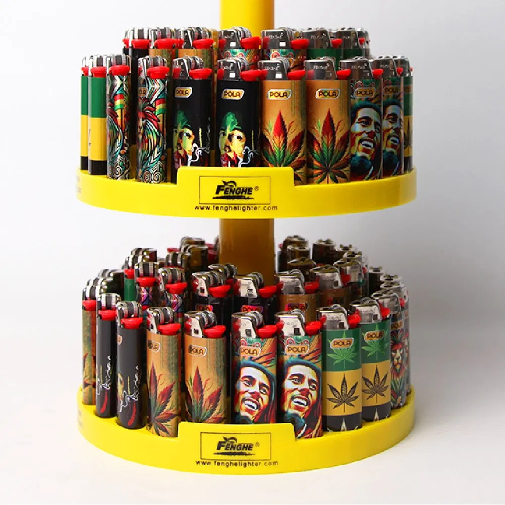 Mini Factory Direct Supply Custom Brand and Design Flint Plastic Pocket Lighter