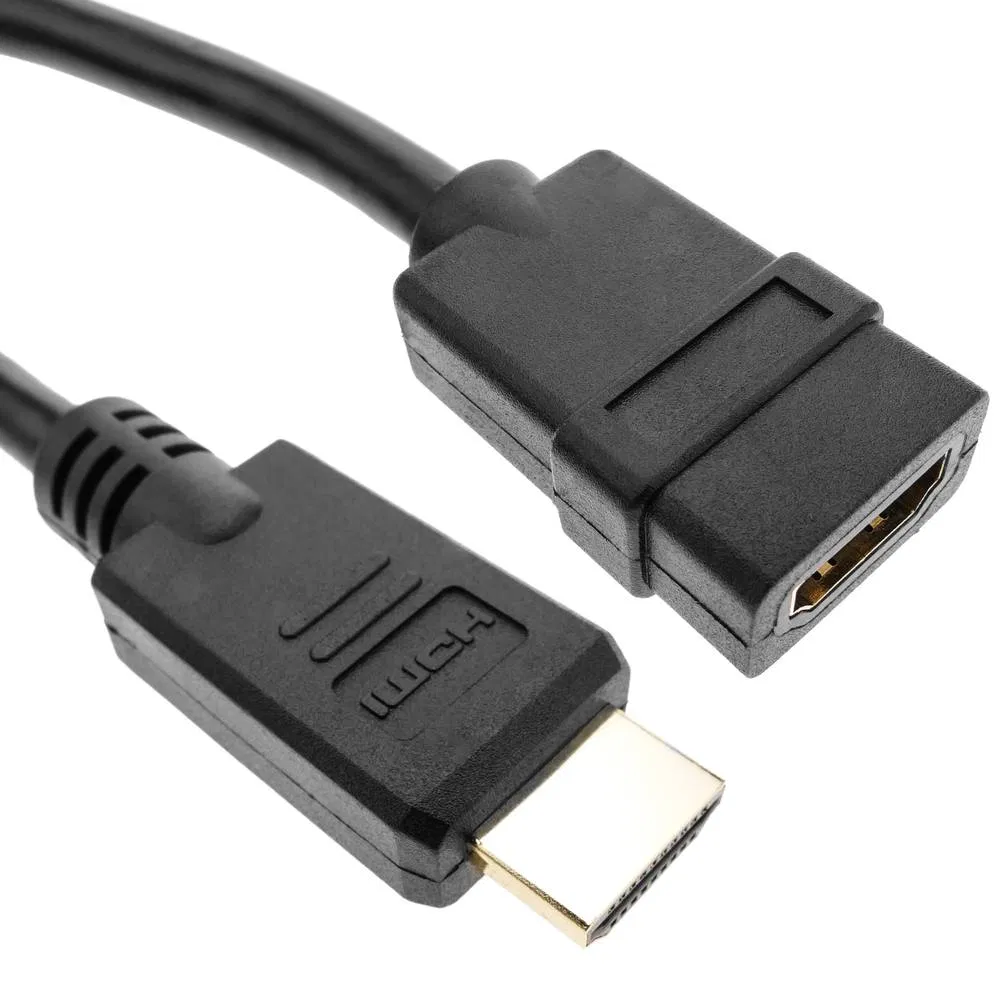 High Speed 1.4V HDMI Cable Male to Female Support 1080P 60Hz 1m