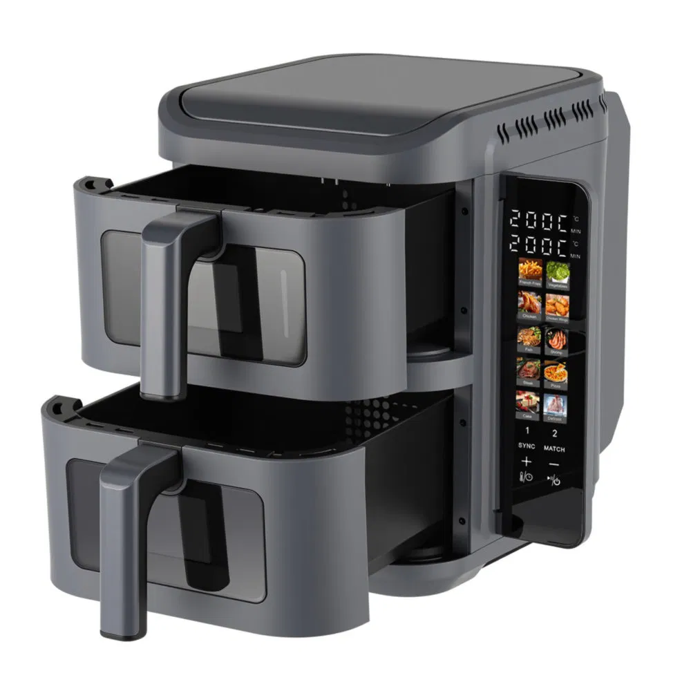 High Compatibility 11L Customization Double-Stack Healthy Cooking Air Fryer for Holiday Gathering