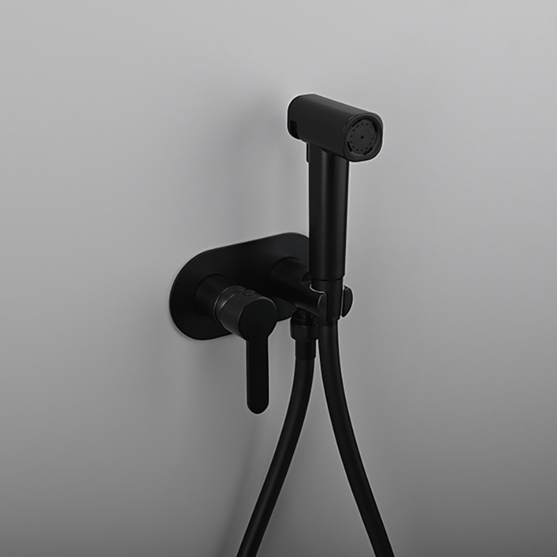 Factory Direct Best Price Toilet Rose Gold Hot and Cold Handheld Hand Held Wall Mounted Copper Brass Douche Spray Bidet Sprayer for Toilet