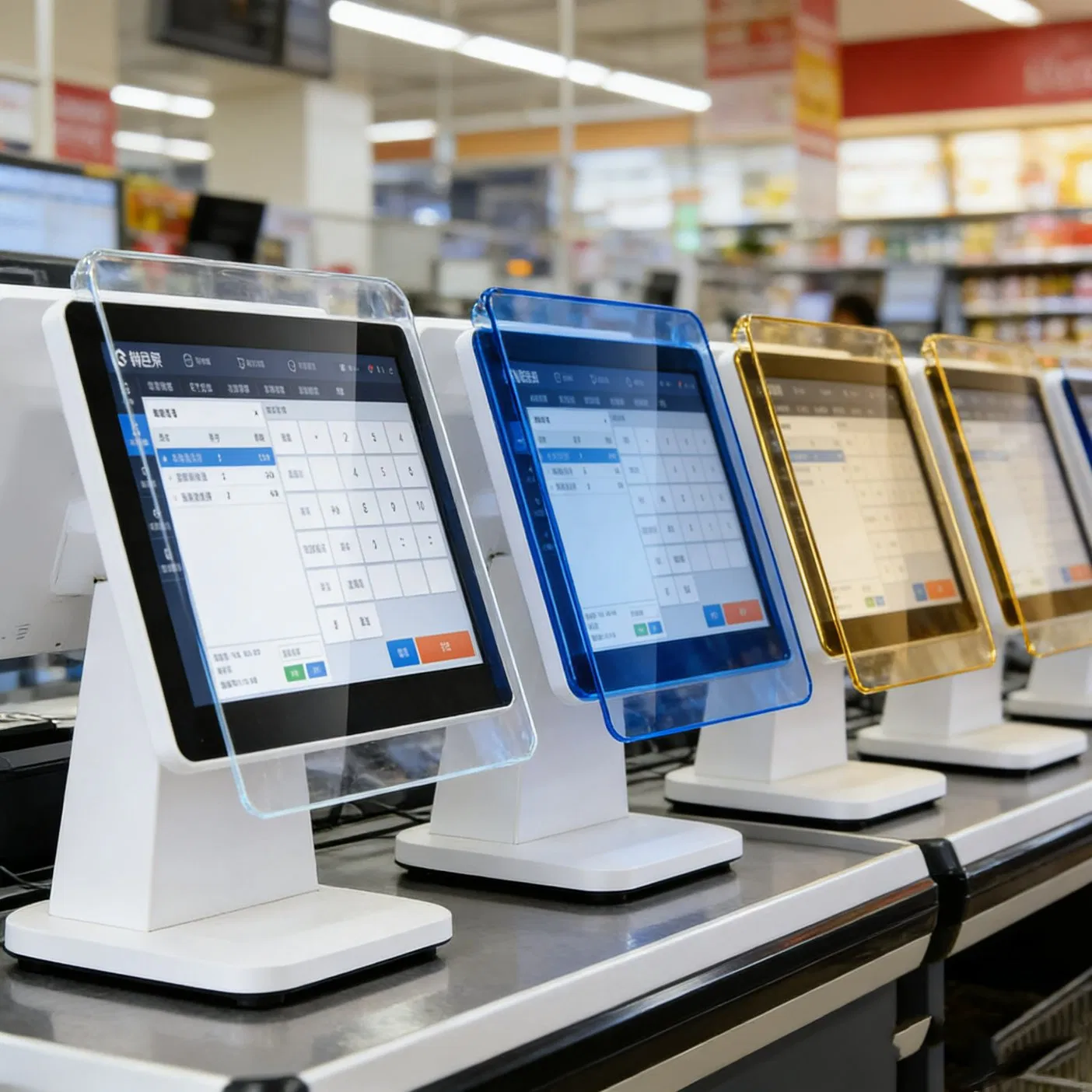 Transparent Clear POS Device Tempered Glass Tablet Protective Film