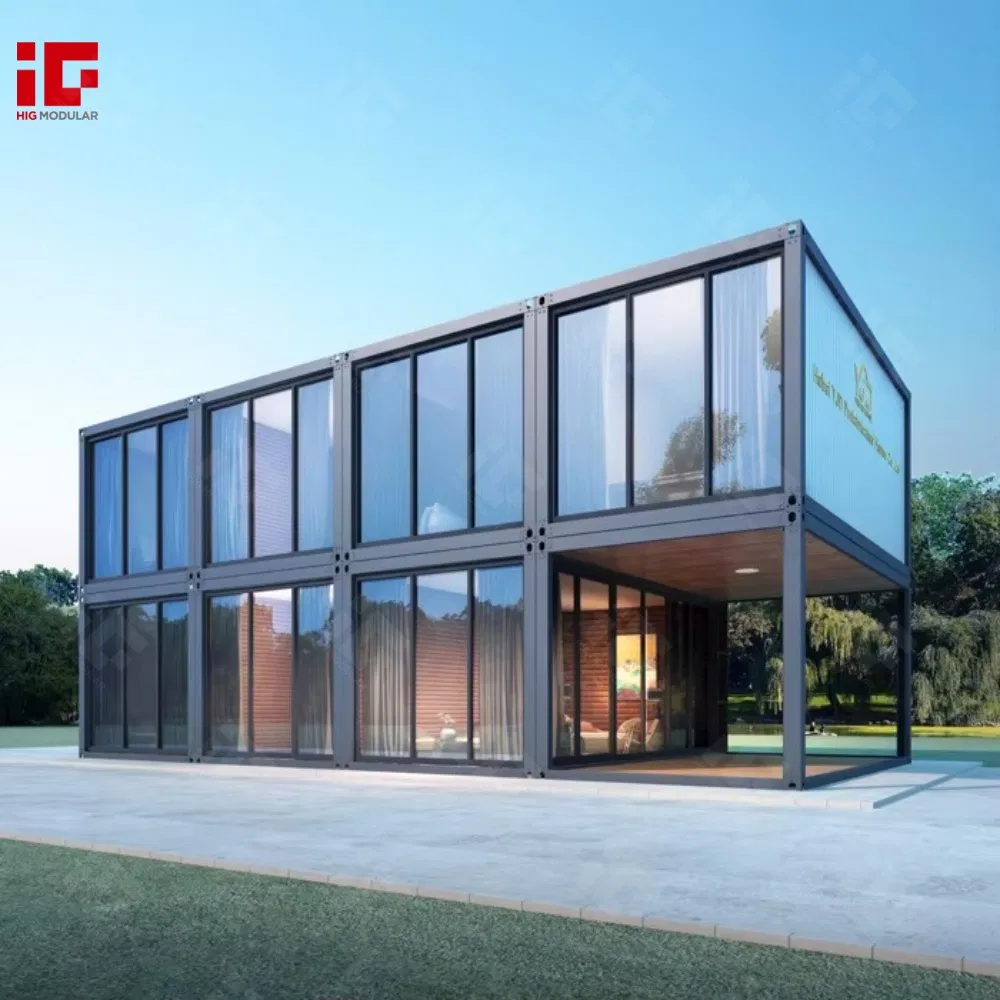 Prefab Modular 20FT Container House with Bathroom Low Price Wholesale Prefab Temporary House Already Built Prefabricated Container House