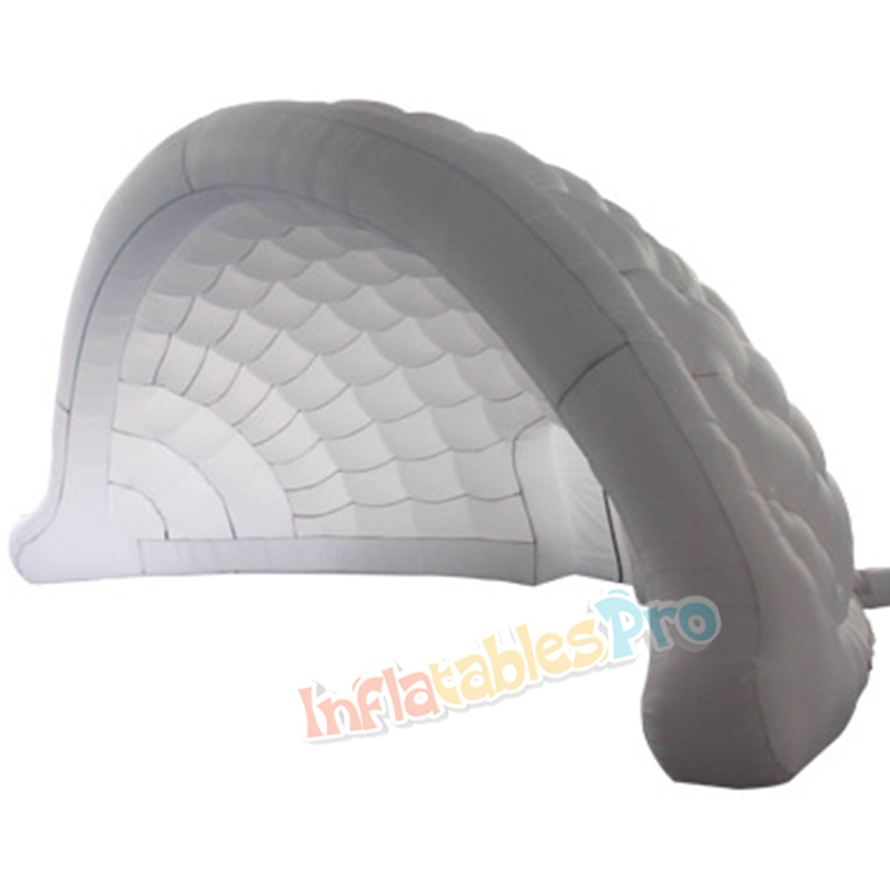 All White 3 Person Cave Inflatable Tent for Desert