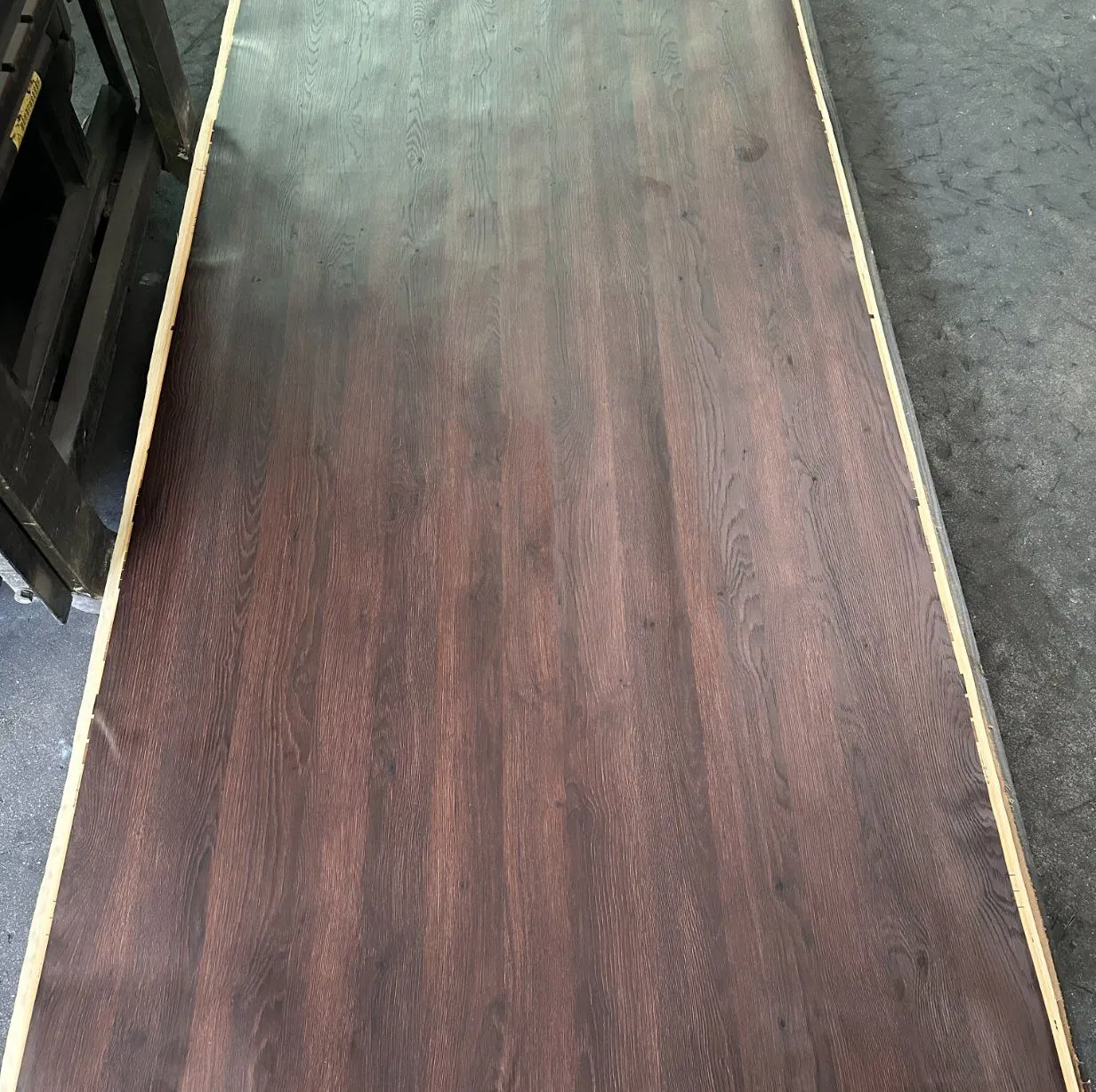 Wood Grain Face Melamine Veneers Embossed Melamine Paper Fancy Recon Wood Face Veneer