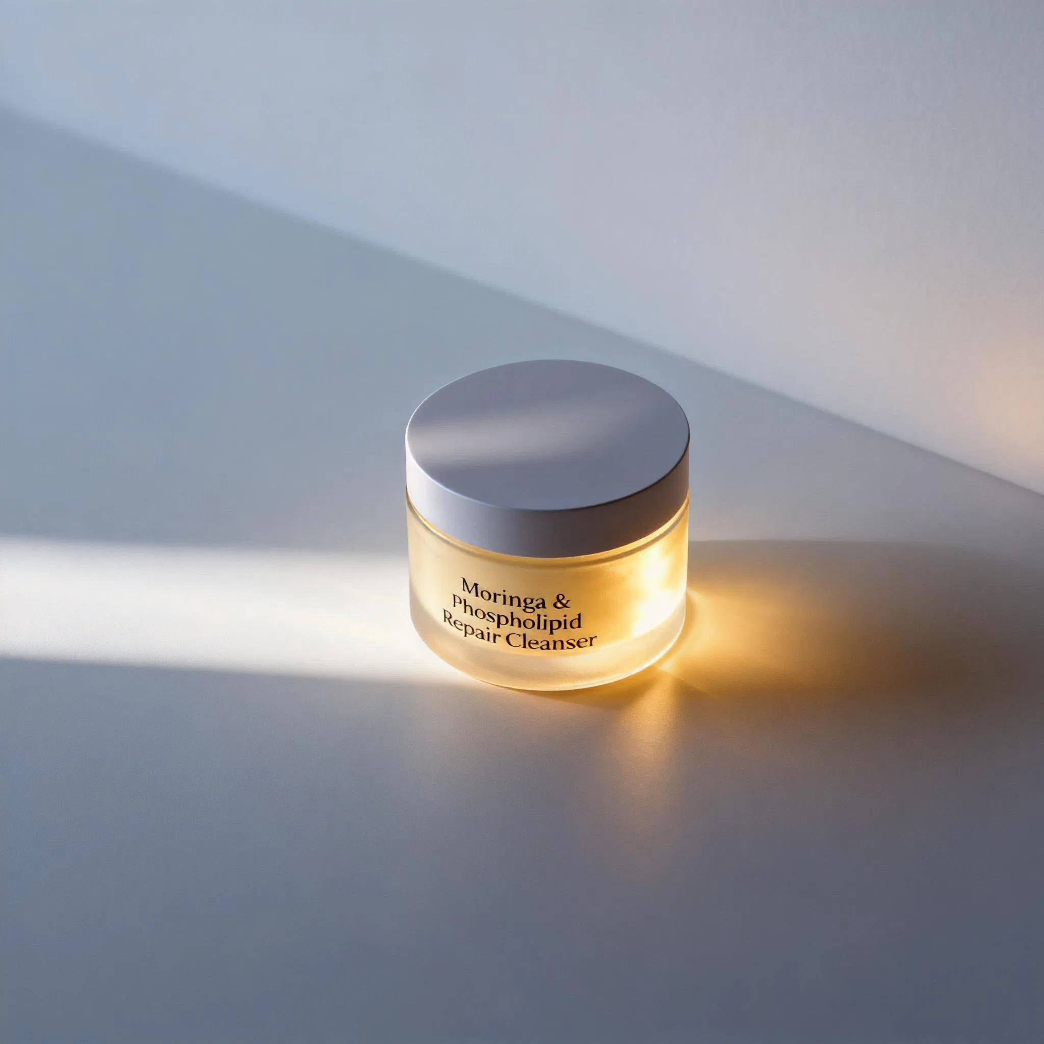 Luxury Non-Stripping and Anti-Redness Face Cleanser with Moringa Seed Extract and Bisabolol for Post-Cleansing Comforted