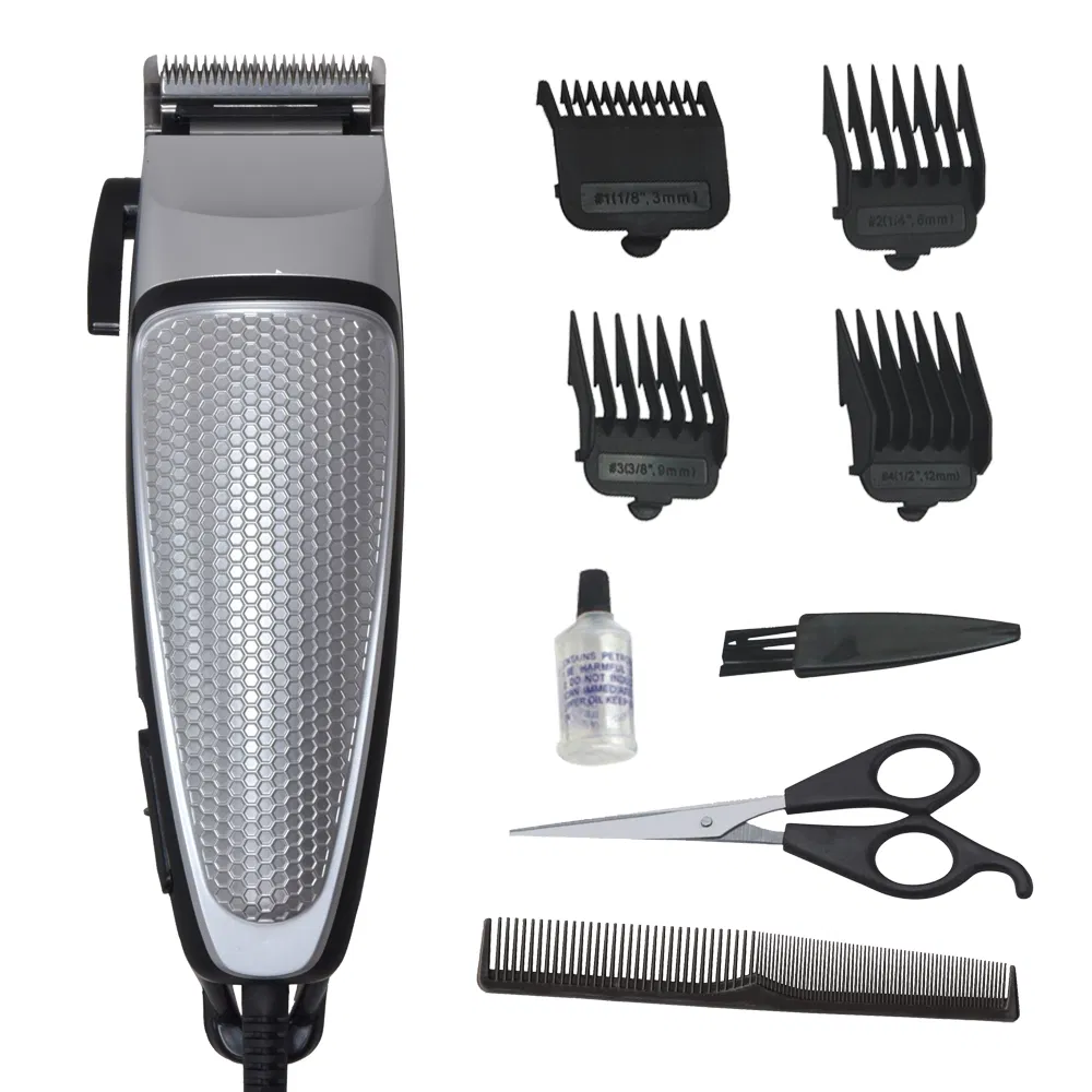 Electric Corded AC Adjustable Blade-Lever Hair Clipper Hair Trimmer Cutting Kit