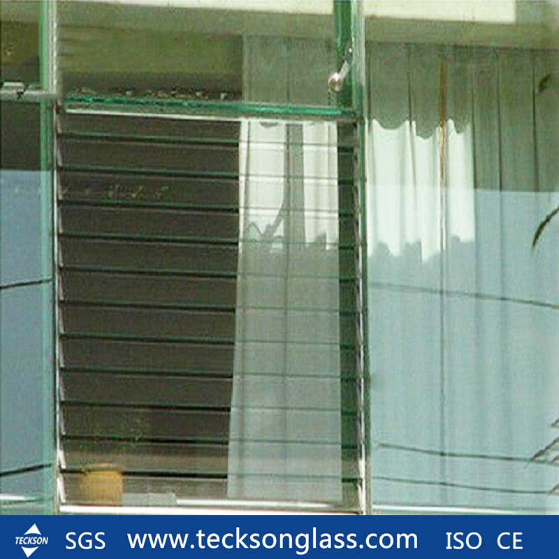 4-6mm Clear &Bronze Louver Blinds, Shades Shutters Glass for Window