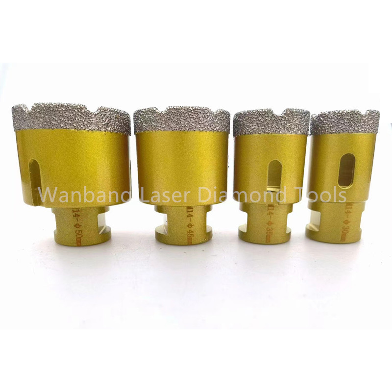 M14 Diamond 6mm-120mm Vacuum Brazed Diamond Core Drill Bits for Hole Saw