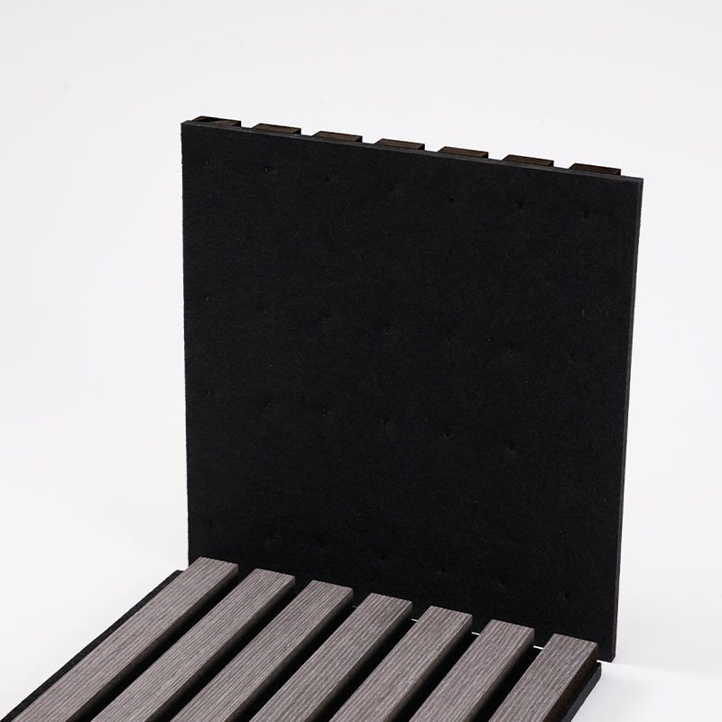 Slat Wood Panel MDF Composited Acoustic Wall Deco Panel Linear Timber