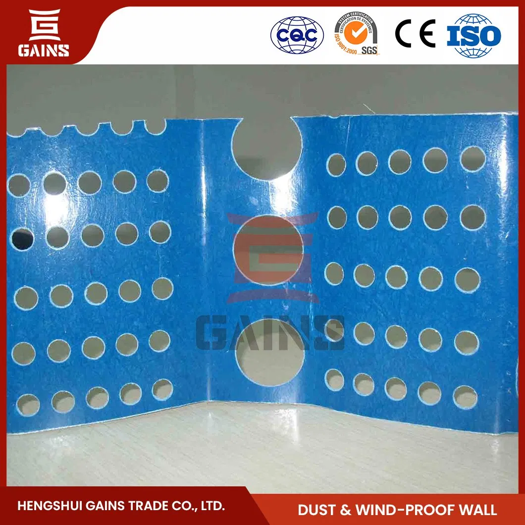 Gains Premium Windproof Net Manufacturers FRP Windbreak and Dust Suppression Wall China Wind Dust-Controlling Wall