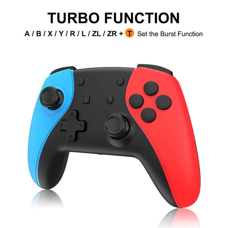 Hot Sale Professional Gaming Wireless Bt Joysticks Gamepad Game Controller for Switch PRO
