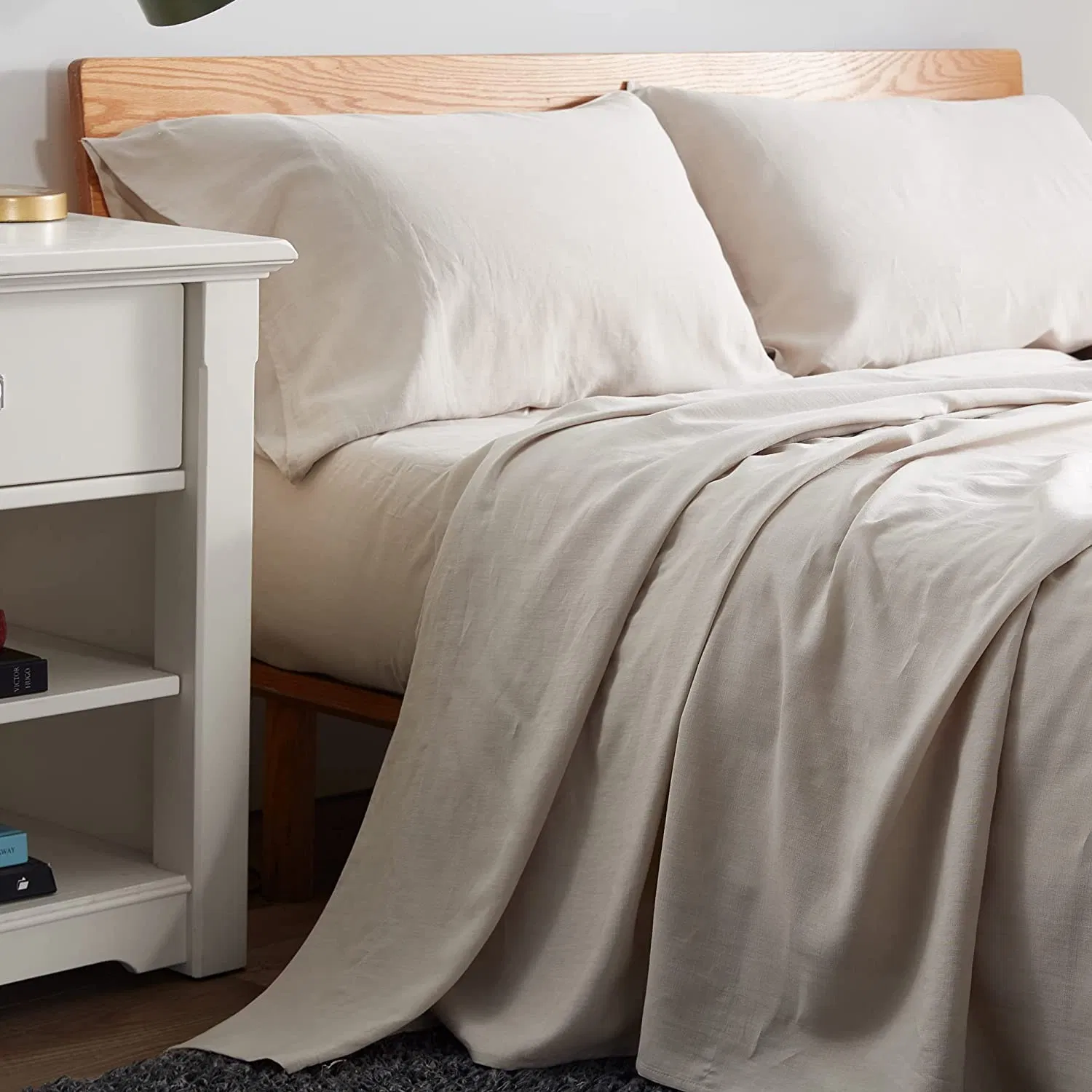 Wholesale Stone Washed Linen Duvet Cover Bed Sheet Bedlinen Quilt Set Bedding Set Home Hotel Bed Sheet Set