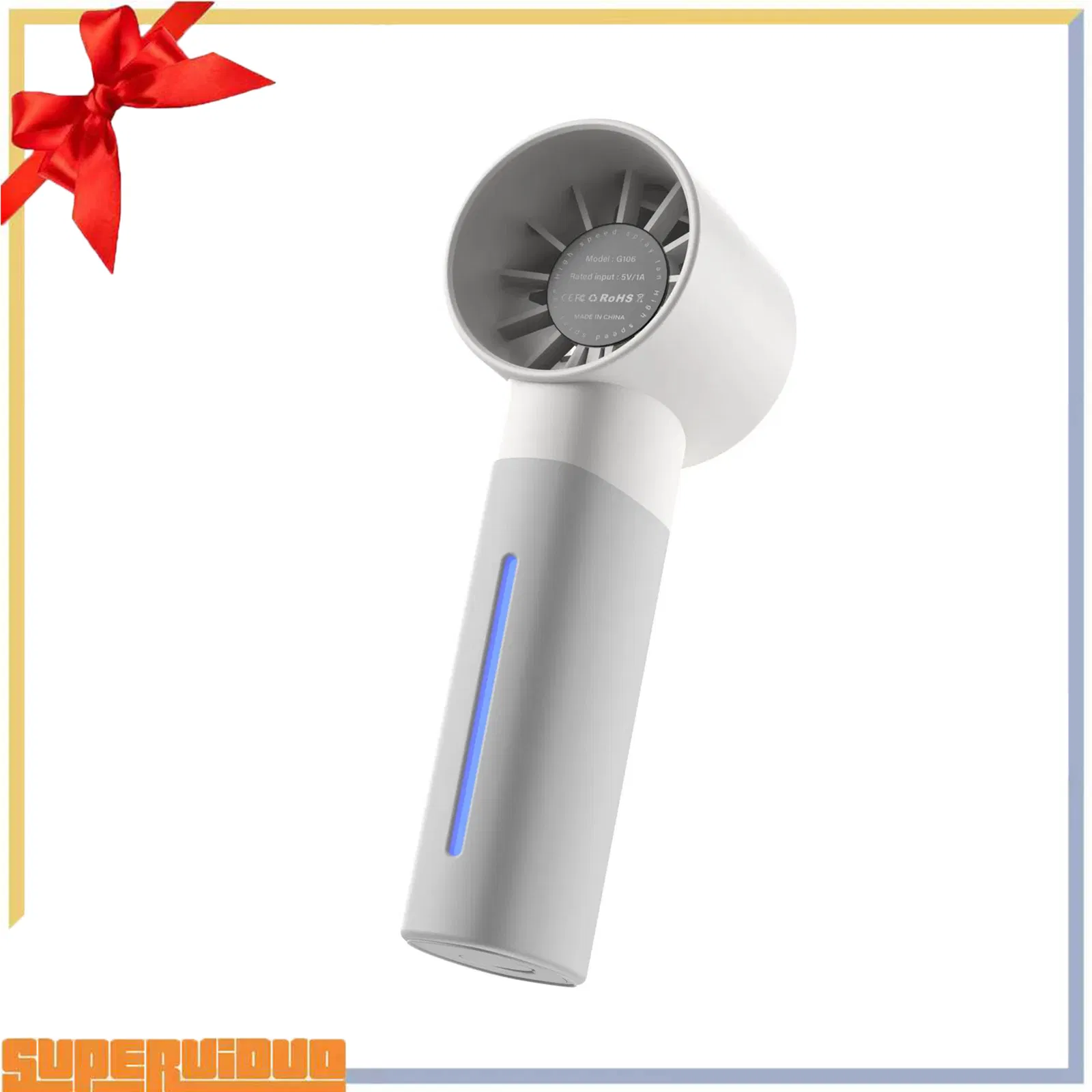Rechargeable Portable Misting Fans Handheld - Mini Water Mist Spray Cooler 3-4 Speeds USB Personal Fan for Travel Outdoor Summer