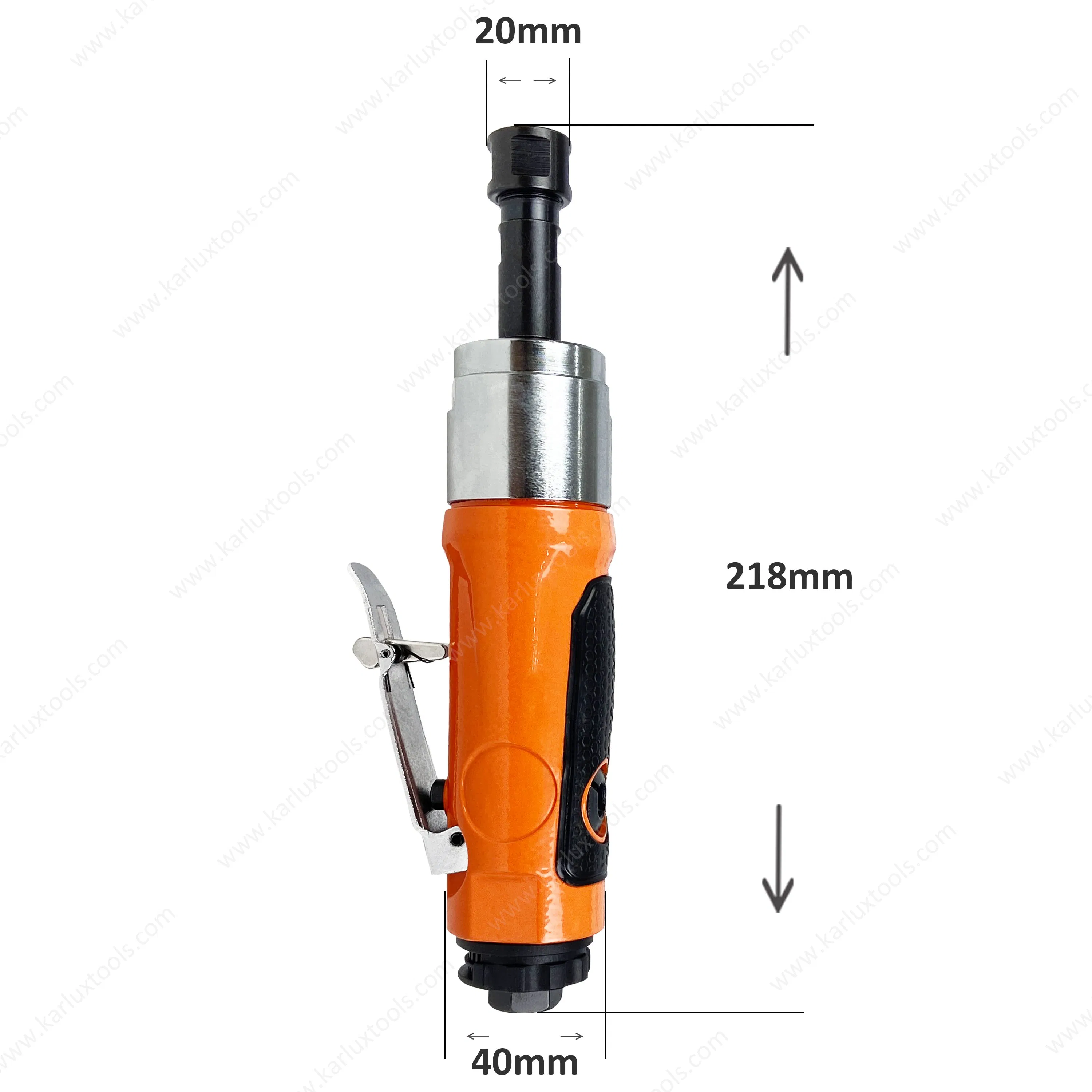 4000rpm 1/4" (6mm) 1/8" (3mm) Collets Pneumatic Straight Sander Air Die Grinder for Mold Grinding Deburring Burr Rust Removal