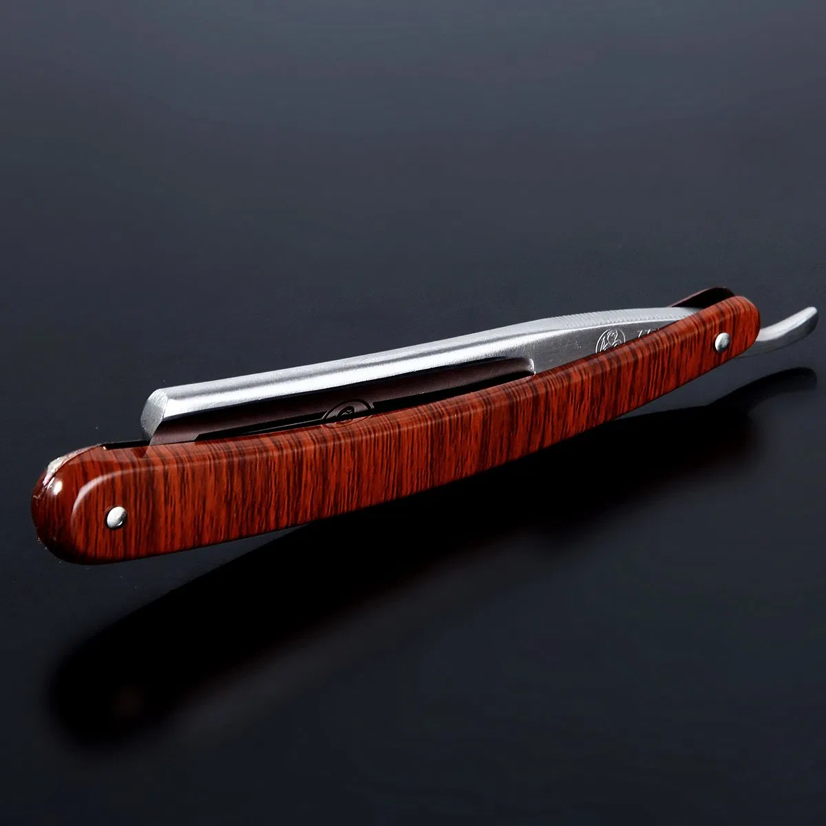 Private Label Stainless Steel Straight Men Barber Shaving Razor