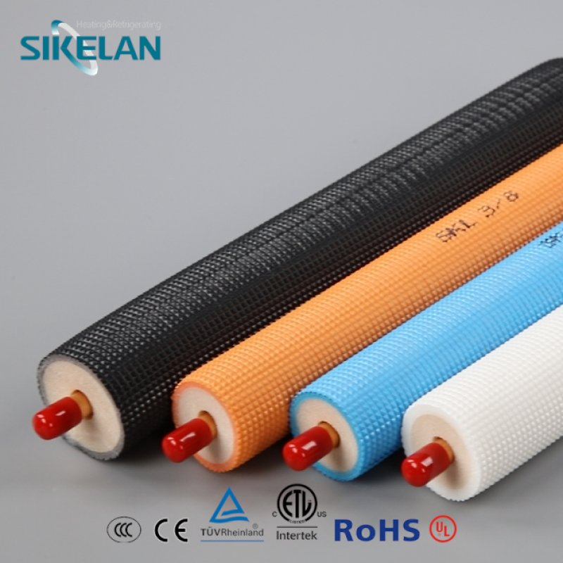 Custom Colors Refrigeration/Air Conditioning PE Foam Heat Insulated Copper Pipe
