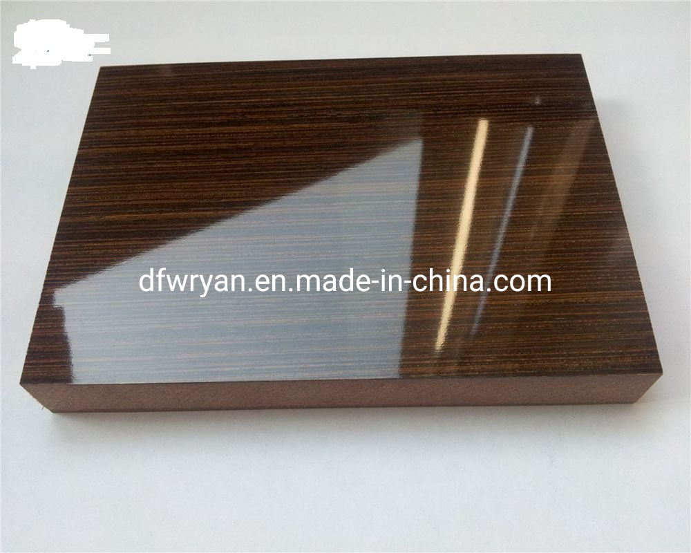 Wood Fiber Material and Indoor Usage High Gloss UV MDF