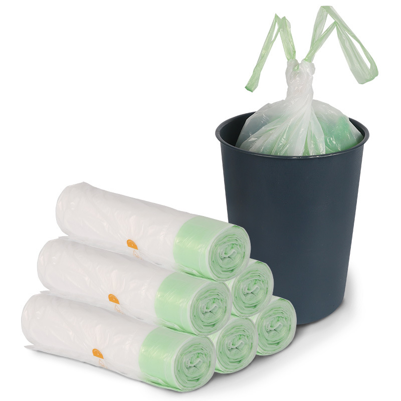 Прочные мусорные пакеты с завязками, 100 шт.