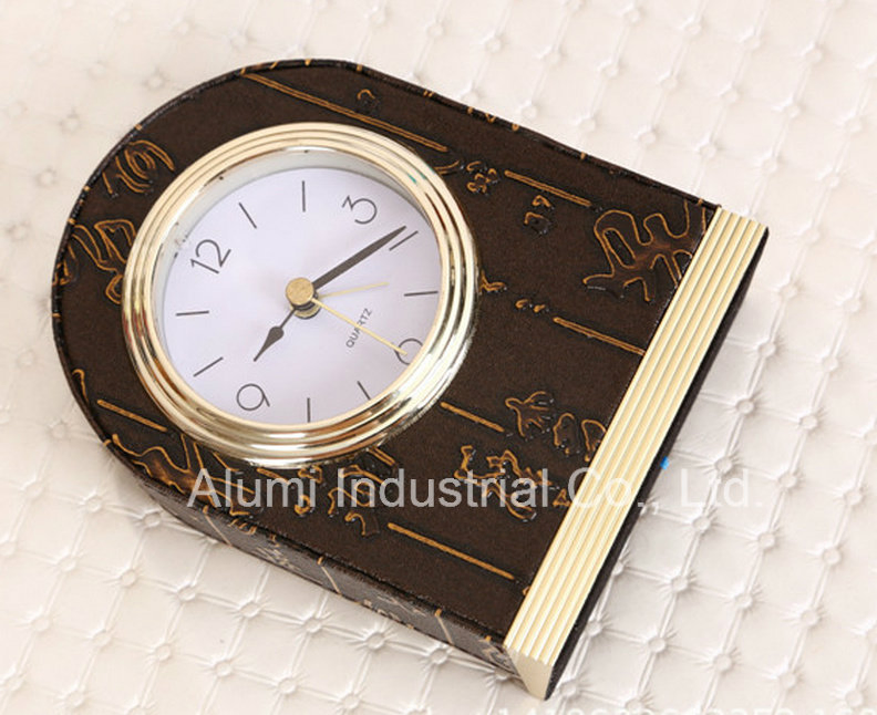 Hotel Digital Leather Alarm Clock Leather Products