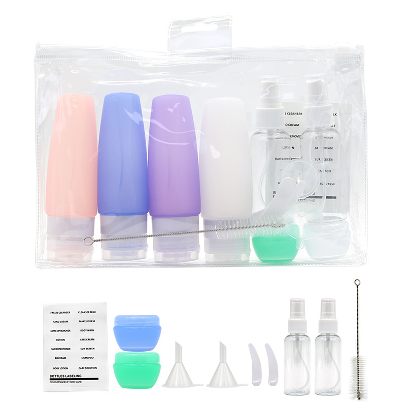 2023 Best Selling Portable Sprayer Shampoo Silicone Travel Bottle Kit