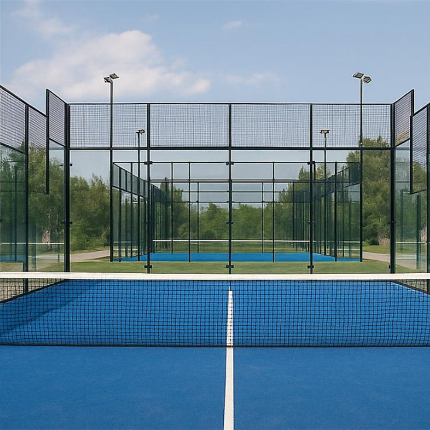Professional Padel Court International Standard Panoramic Glass Padel Tennis Court with Factory Price