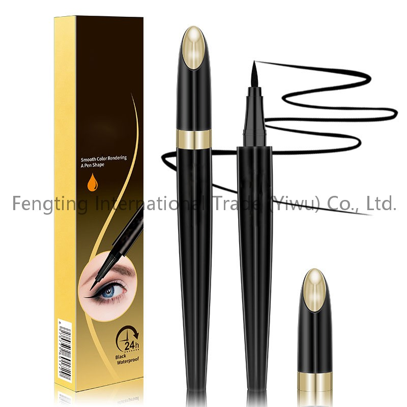 Custom Logo Luxury Cruelty Free Waterproof European Cpnp Compliant 12 Hours Long Lasting Double Sided Eyeliner Pen