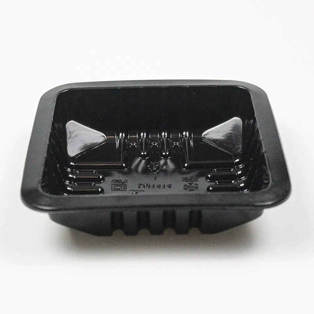 Customizable Disposable Plastic Tableware 140mm Length PP Plastic Food Container Square for Fast Food