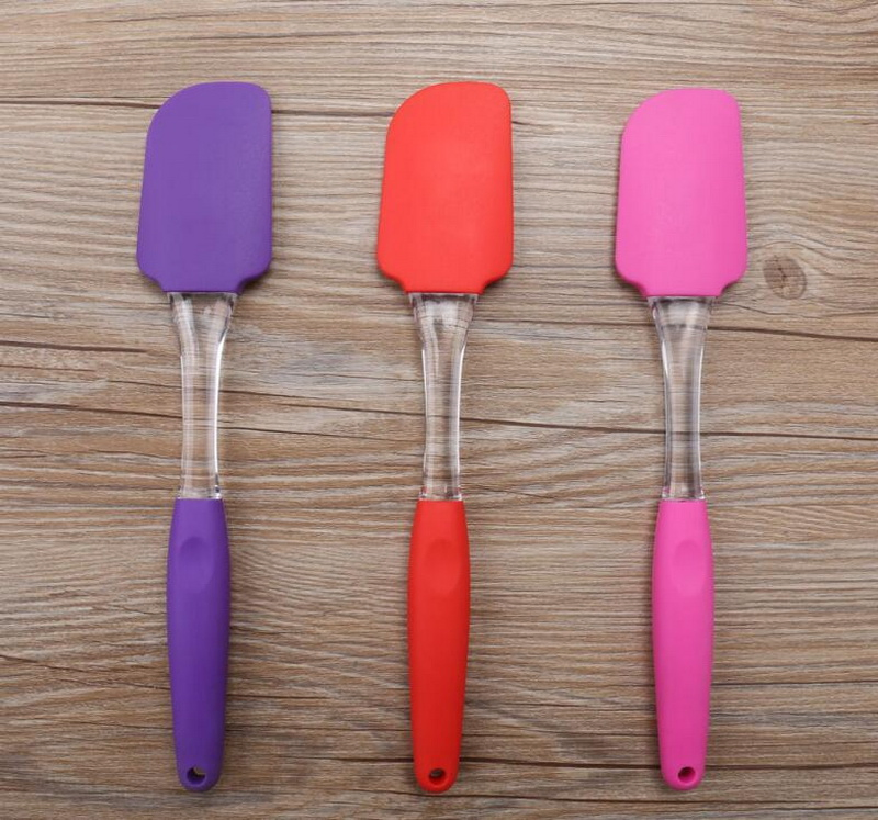 New Arrival Custom Silicone Spatula with Customized Design Logo Spoon