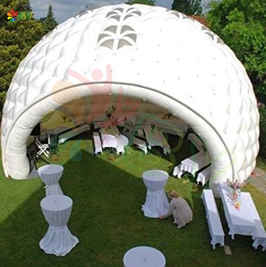 Boyan Outdoor Inflatable Nightclub Tent LED Light Cube Party Tent