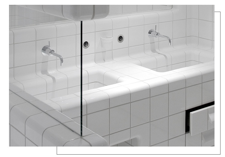 White Color Bullnose Tile Corner Tile for Kitchen Table Bathroom Sink