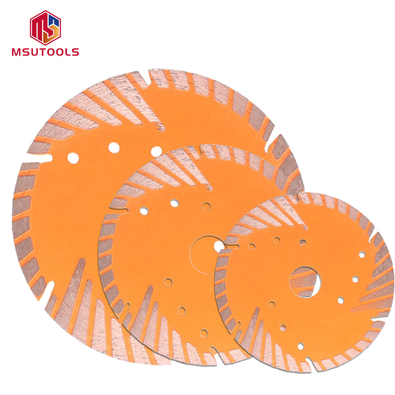 Hot Selling 6" Turbo Diamond Saw Blade 150mm Dry Diamond Cutting Disc for Granite Marble and Quartz Stones