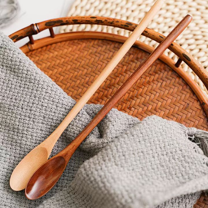 High Quality Eco Friendly Long Handle Stirring Mixing Spoon for Wholesale