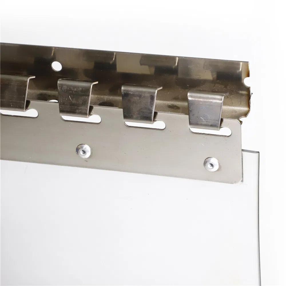 EU Style Stainless Hook on Hanging System SS304 for PVC Strip Curtain