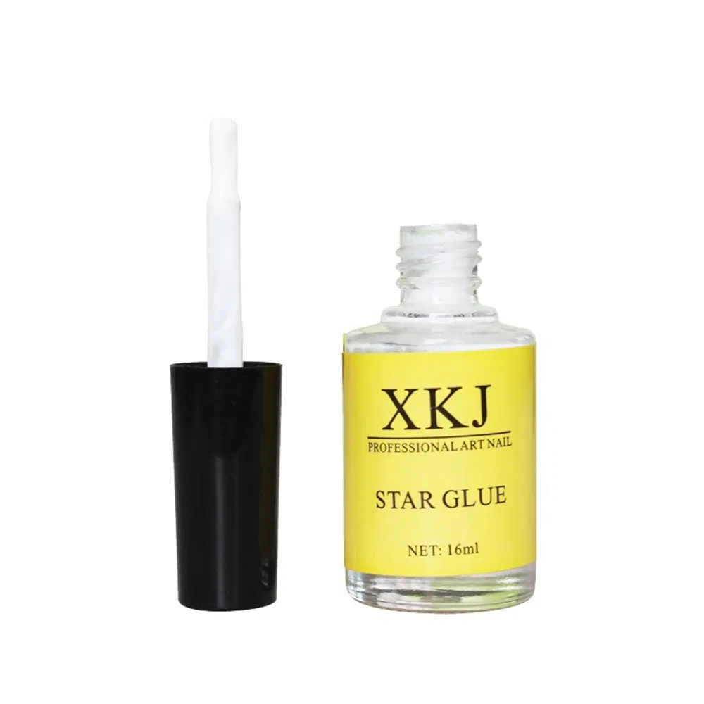 Wholesale Eco-Friendly Non Toxic Nail Star Glue Nail Foil Transfer Sticker Glue Nail Glue for Star Stikcer