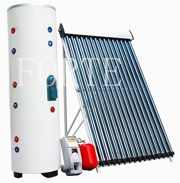 High Pressure Complete Heatpipe Solar Water Heating System 300L