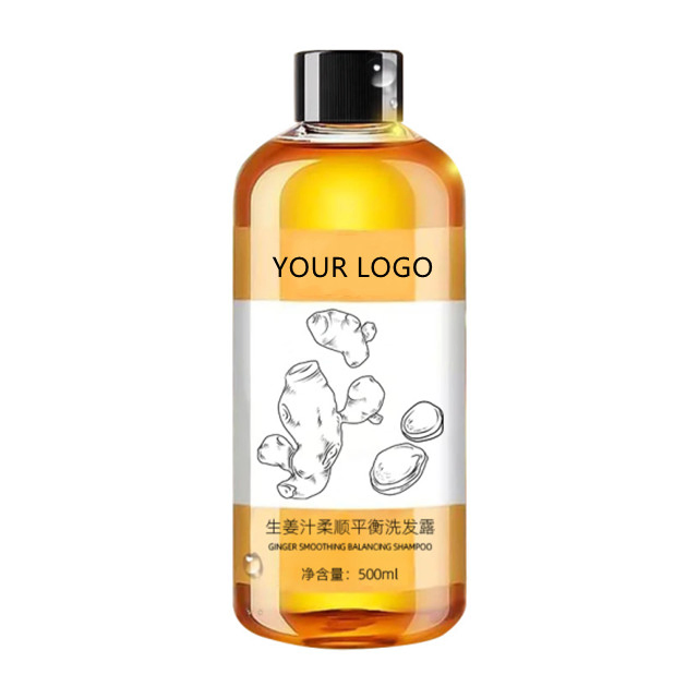 OEM/ODM Shampoo Grease Control Relieve Itching Smoothing Anti-Hair Loss Ginger Shampoo
