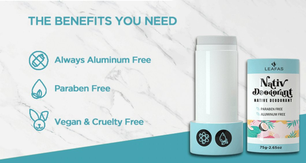 Hot Selling Private Label Paraben Free Native Deodorant