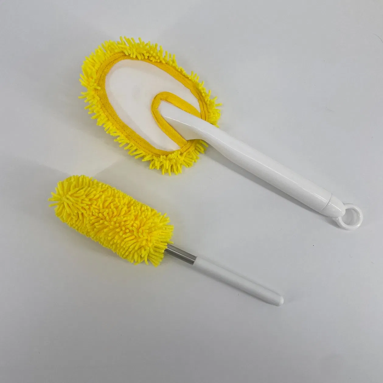 Chenille Head Duster Stainless Steel Handle Telescopic Duster