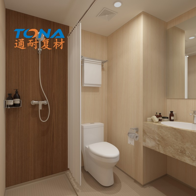 Tongnai Student Apartment Bathroom SMC Fireproof and Flame Retardant