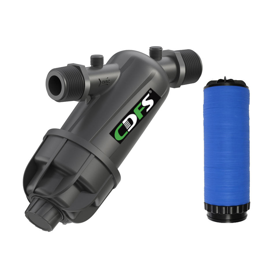 Y Type Irrigation Water Filter 1-1/2" Plastic Cdfs Disc Filter Agriculture for Drip Irrigation System