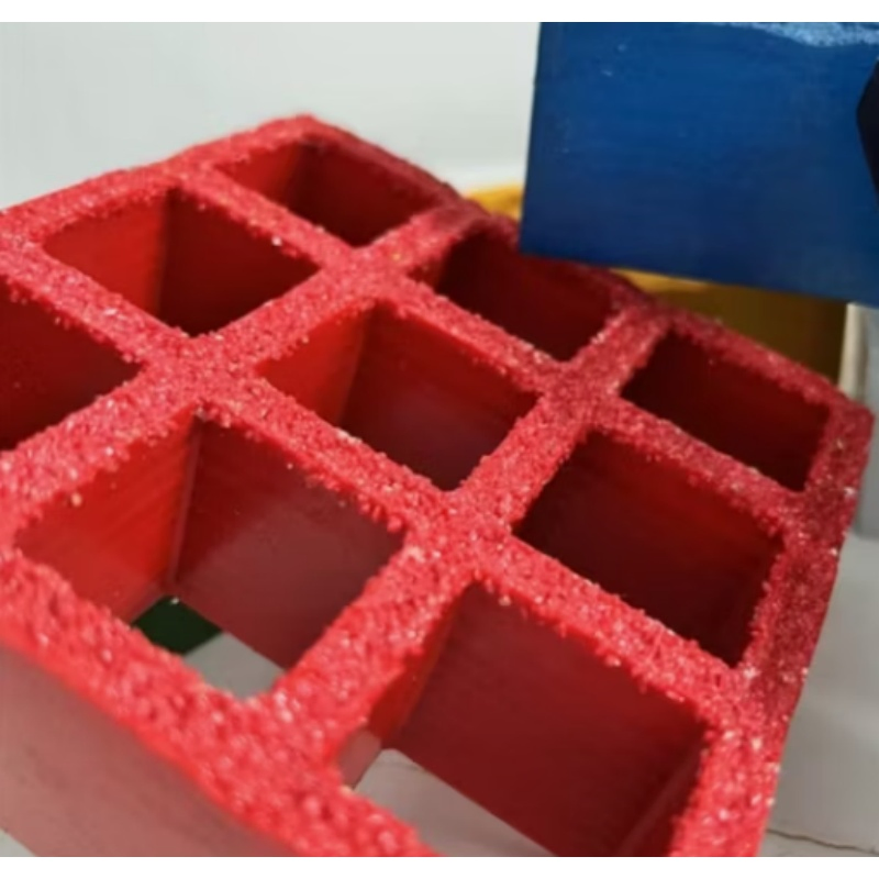 High-Quality Gritted Surface Anti-Slip FRP/GRP Composite Fiberglass Grating in Hot Selling