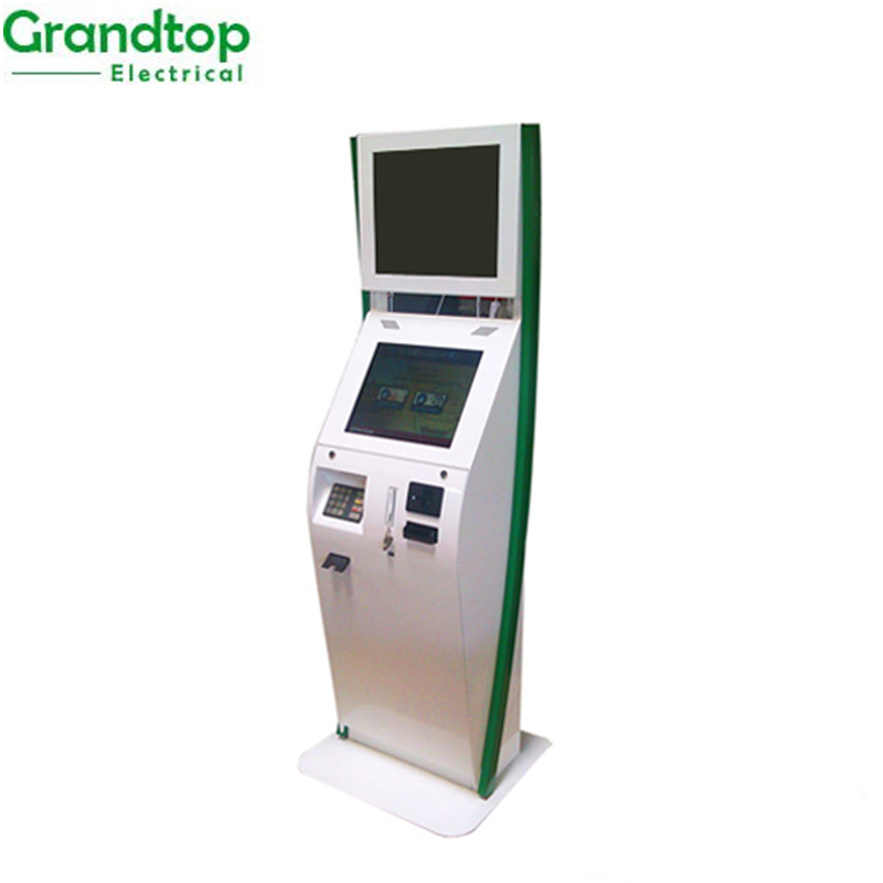 19 Inch LCD Touch Screen Event Cell Phone Charger Station with Advertisement and Cash Acceptor