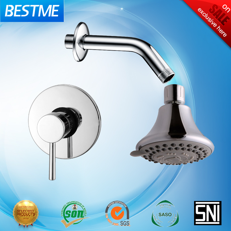 Project Bathroom Rainfall Sprinkler Shower Set for Hotel Stainless Steel Hard Shower (BF-9065A)