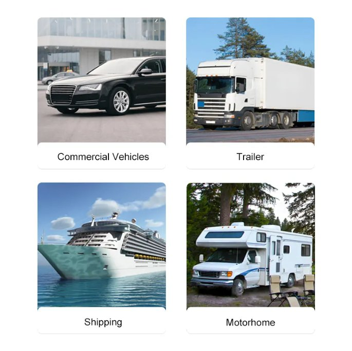 Rectangular LED Combination Tail Lamp for Truck Trailers