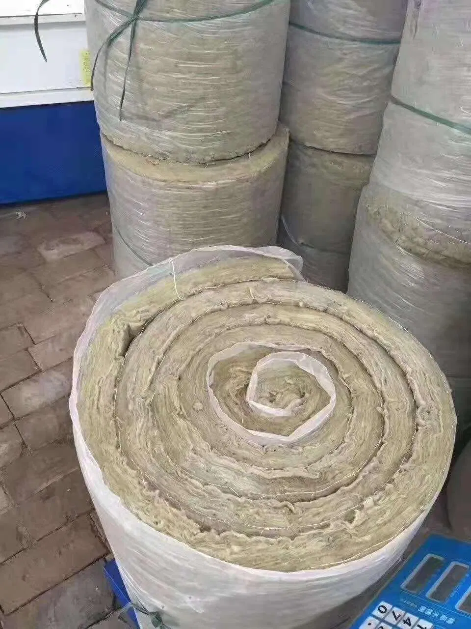 Rock Wool Blanket Mineral Wool Roll One Side for Oven Insulation