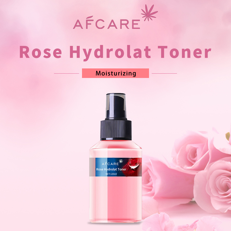 Private Label 100% Natural Facial Toner Whitening Firming and Smoothing Organic Rose Water Face Toner Aha