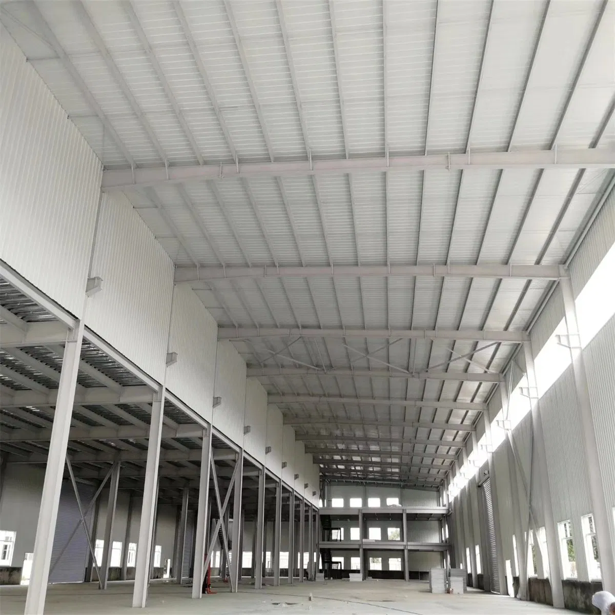 Production Manufacturing Technology, Design, Modern Steel Production Plant, Factory Warehouse
