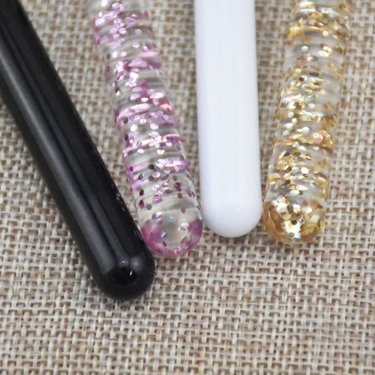 New Styles Crystal Handle Diamond Nose Cleansing Brush Single Blackhead Eyelash Cleaning Brush